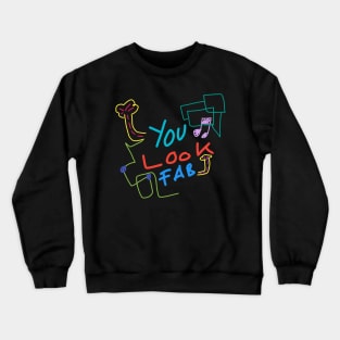 CNN Stuff | you look fab Crewneck Sweatshirt